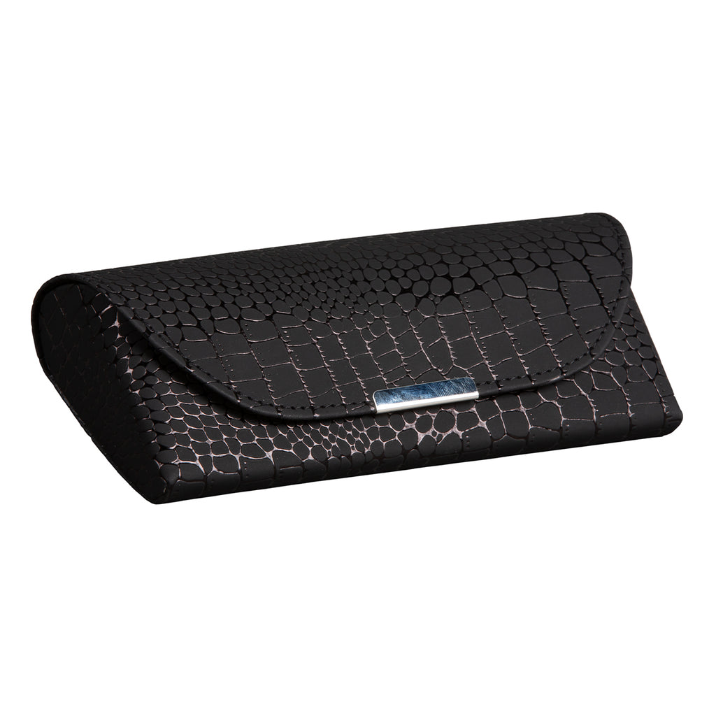 ED507-LUX (Large size horizontal SEMI-RIGID LUXURIOUS eyeglasses case)