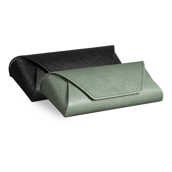 ED508-PAP (Large size horizontal RIGID HANDMADE eyeglasses case with paper aspect)