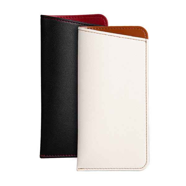 E177-DUO (Large size vertical ECONOMIC DUO TON SOFT fashion eyeglasses case)