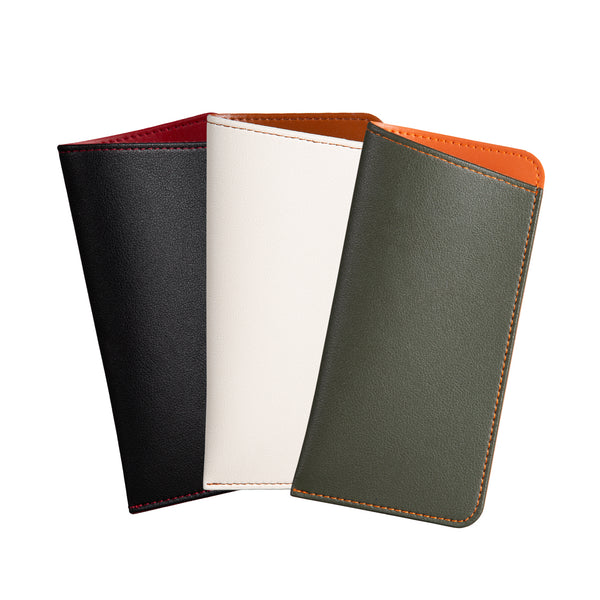 E177-DUO (Large size vertical ECONOMIC DUO TON SOFT fashion eyeglasses case)