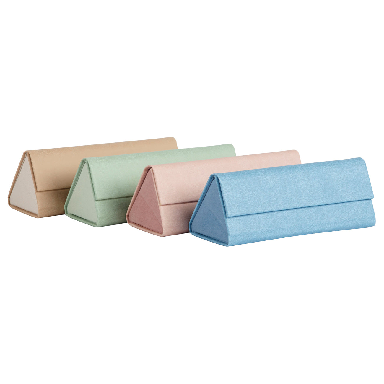 E3905-PTL (Large size RIGID horizontal FOLDABLE eyeglasses case in PASTEL)