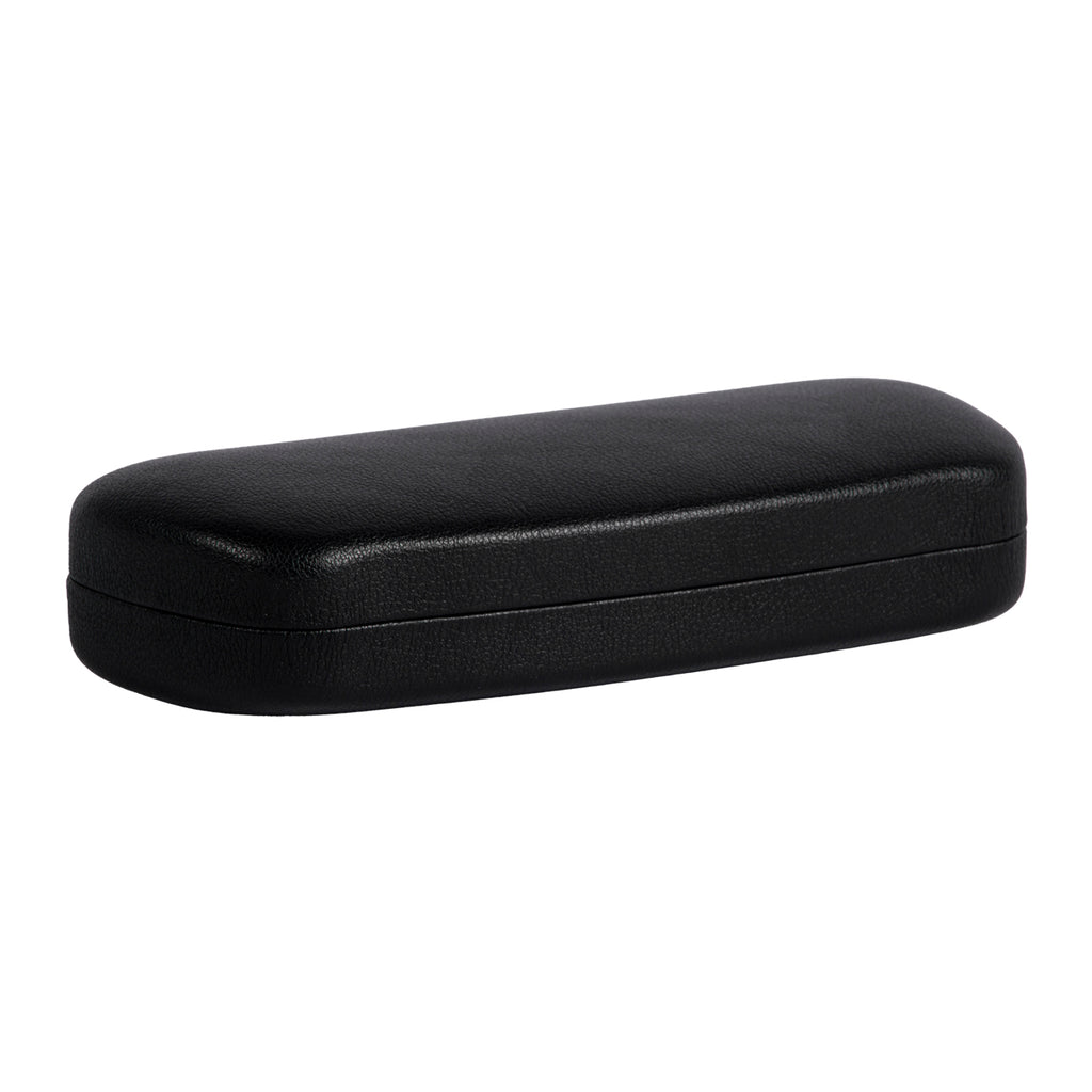 E5046-LEA (Regular size RIGID eyeglasses case with LEATHER look)