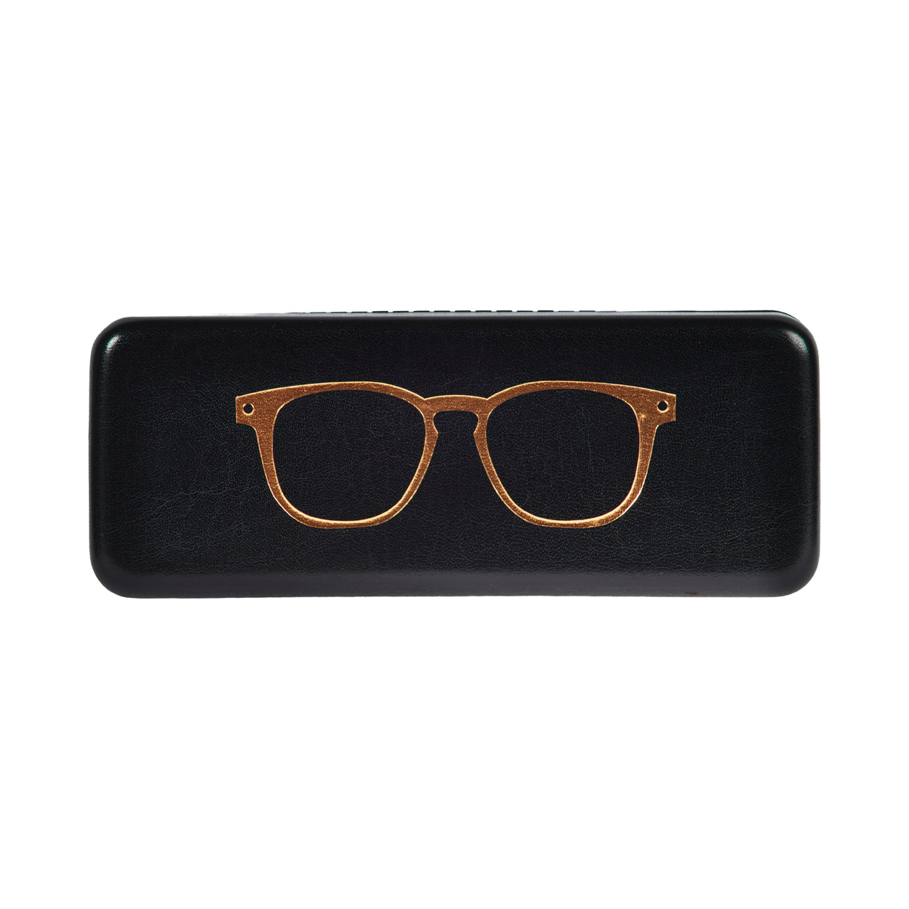 E5081-GLS (Étui à lunettes RIGIDE horizontal de grand format avec motif de LUNETTE en relief)