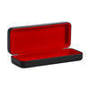 E5081-GLS (Large size horizontal RIGID eyeglasses case with EMBOSSED eyewear pattern)