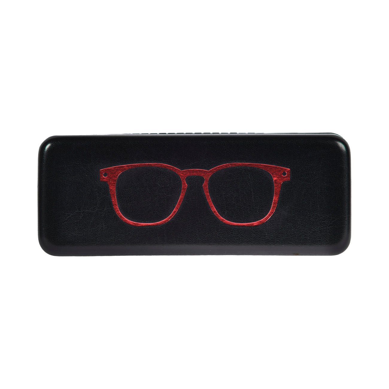 E5081-GLS (Étui à lunettes RIGIDE horizontal de grand format avec motif de LUNETTE en relief)