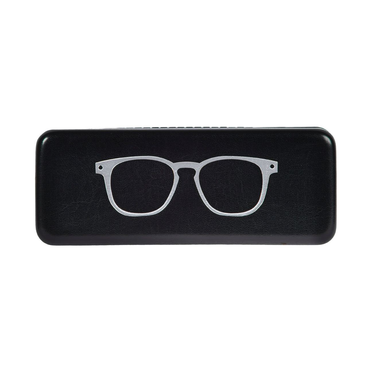 E5081-GLS (Étui à lunettes RIGIDE horizontal de grand format avec motif de LUNETTE en relief)