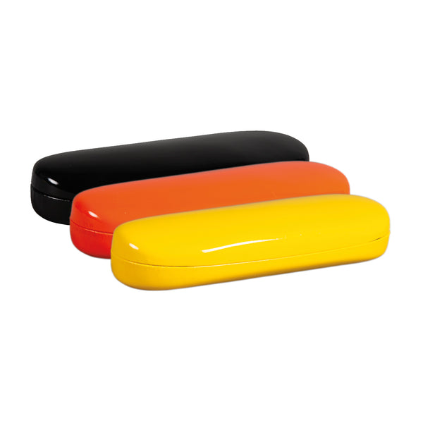 E5184-BEAN (Small size horizontal RIGID eyeglasses case with the shape of a JELLYBEAN)