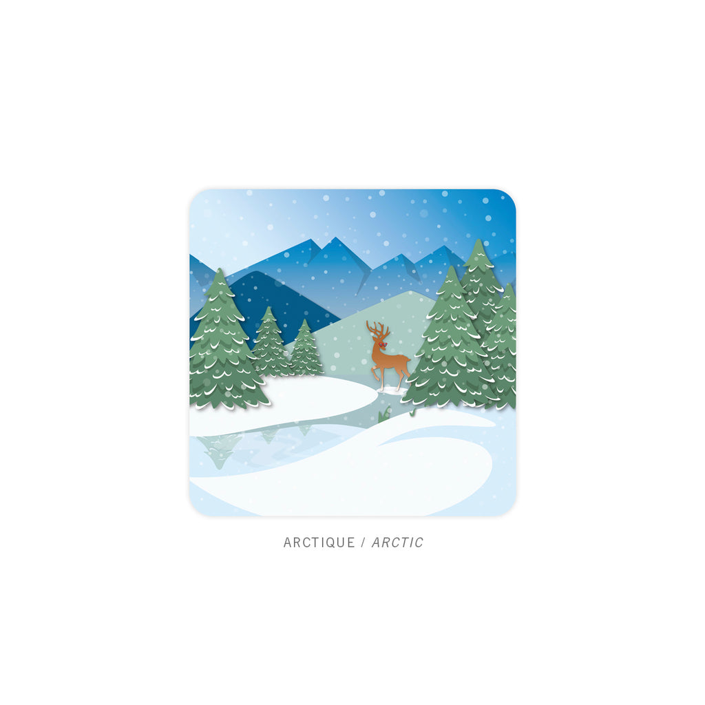 MFD77R (High quality microfibre in a WINTER SEASON thematic)